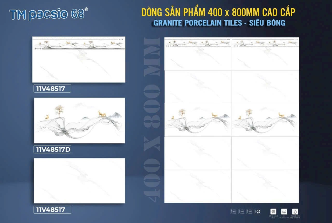 GẠCH ỐP TƯỜNG 40X80cm-4209