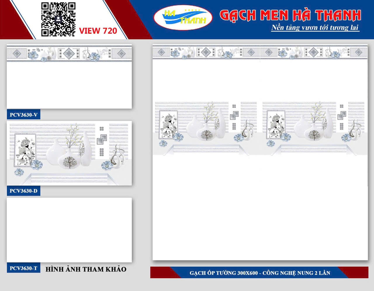 Gạch ốp tường HÀ THANH 30x60 -283