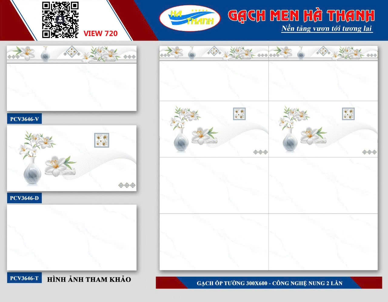Gạch ốp tường 30x60cm Hà Thanh-5273