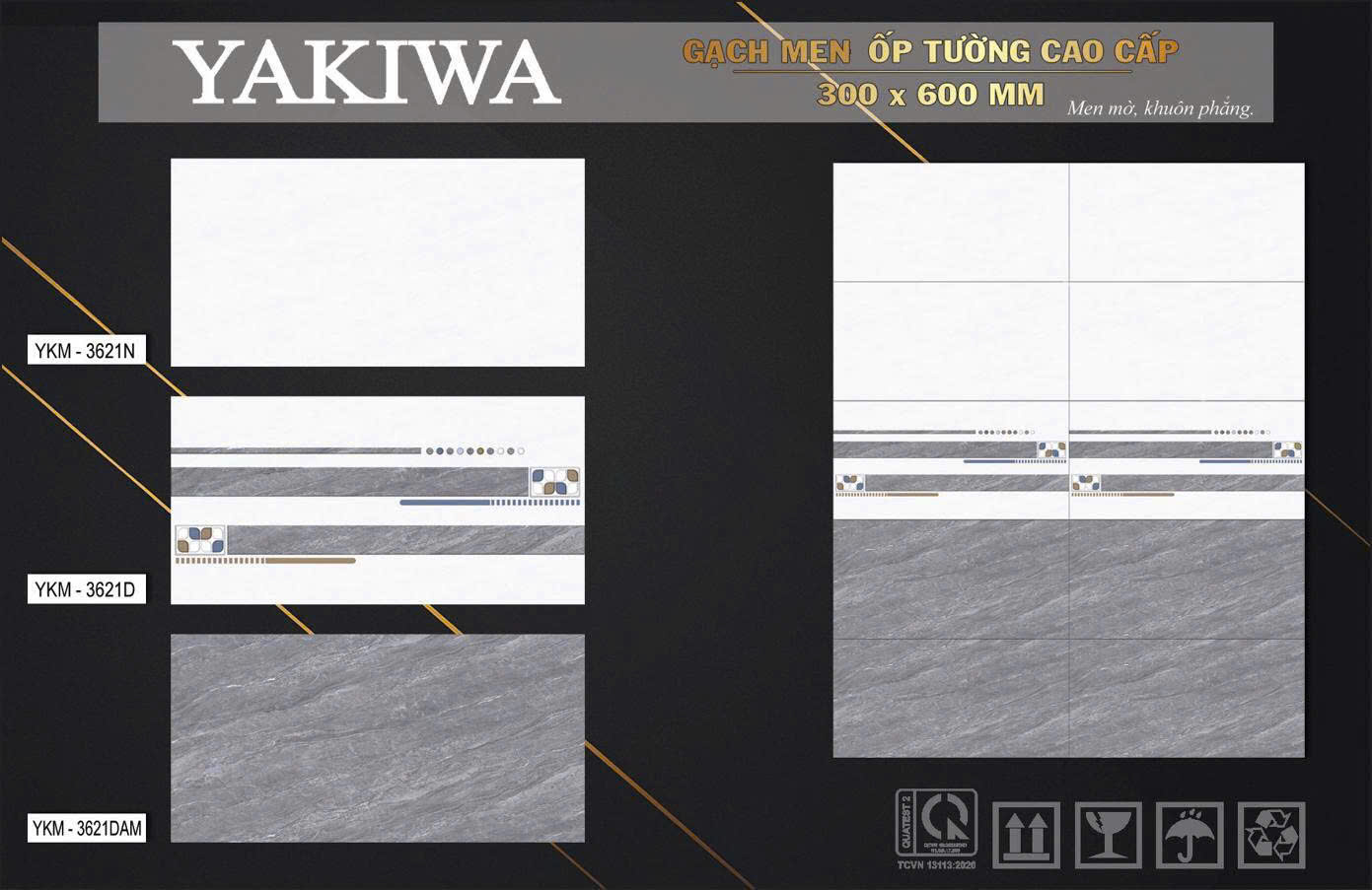 Gạch Ốp Tường 30x60cm đậm-nhạt-5799