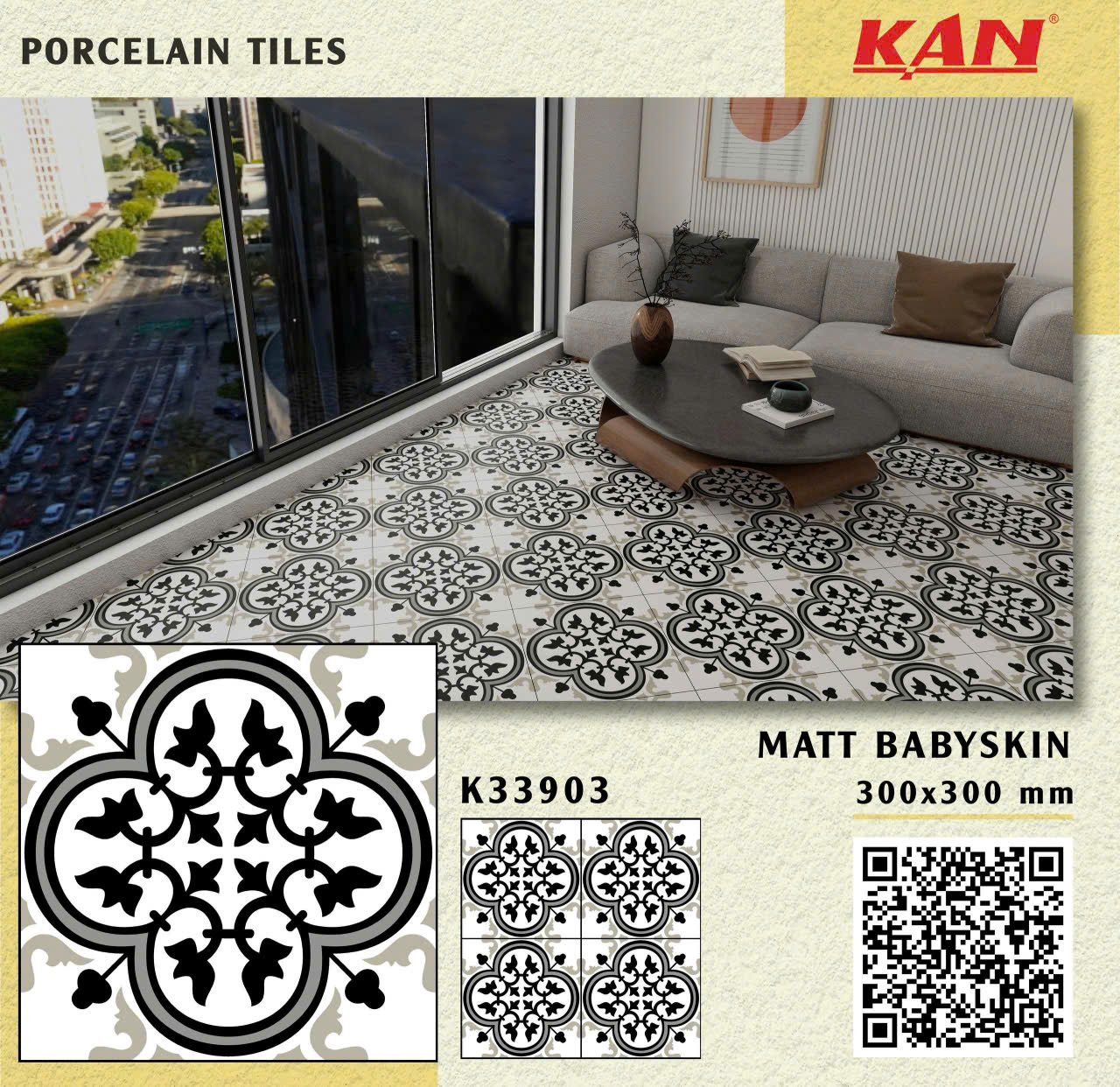 Gạch Lát Nền 30x30cm -5133