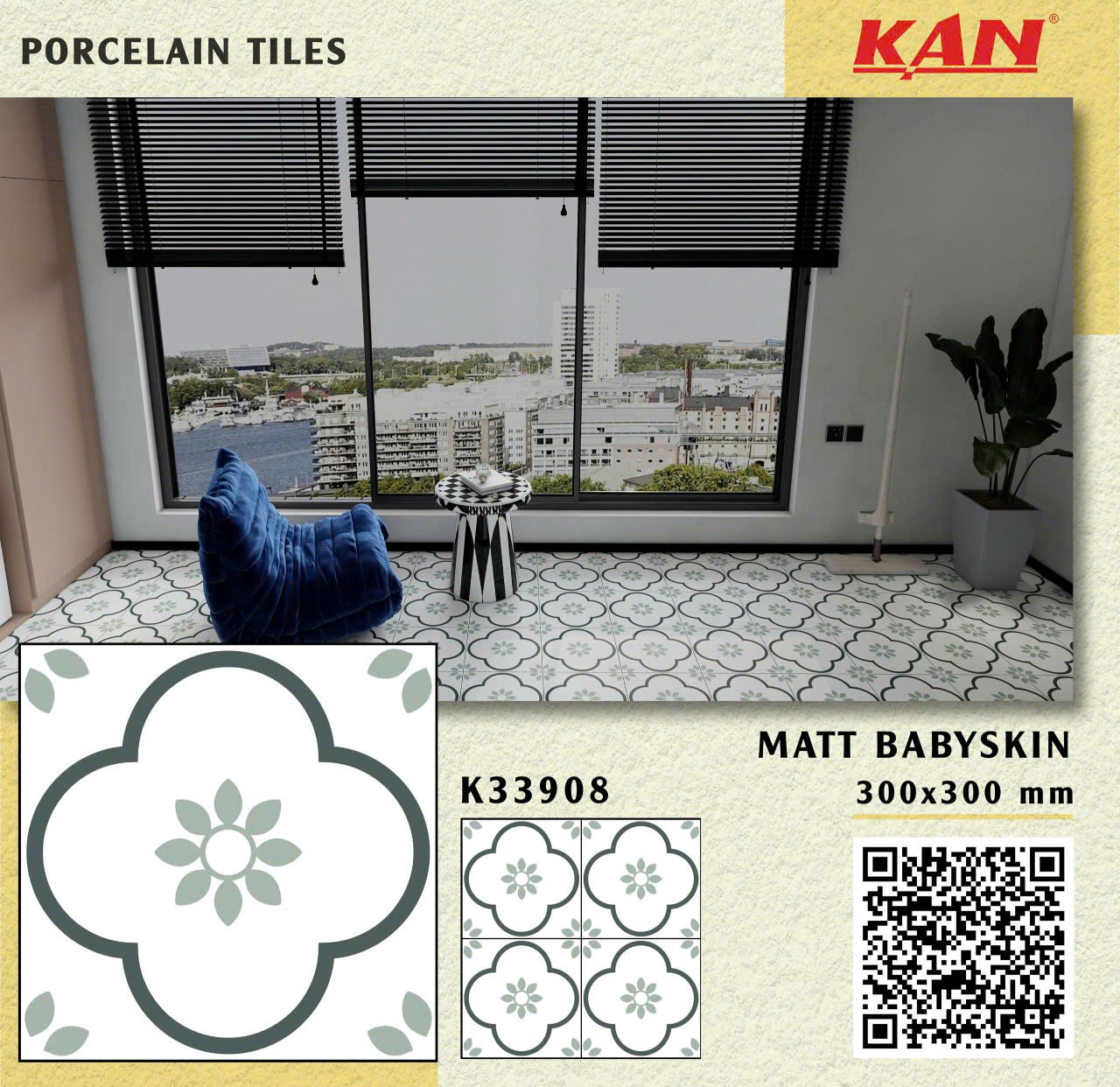 Gạch Lát Nền 30x30cm -5122