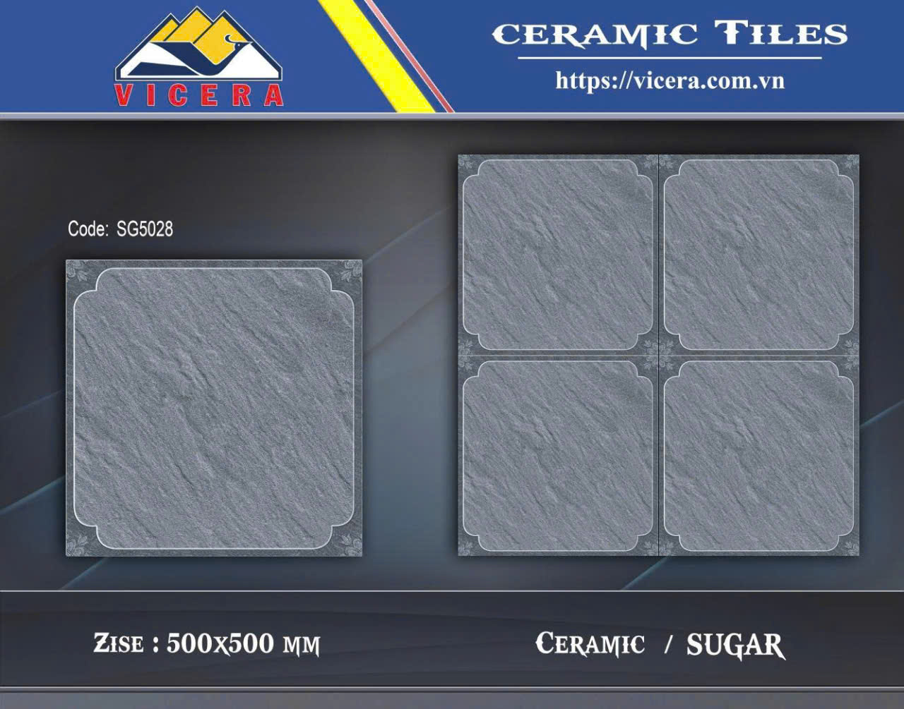 Gạch Lát Sân Vườn 50x50cm -5840