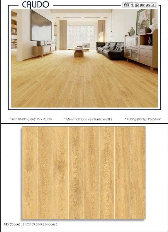 Gạch Giả Gỗ 15x90cm 5549-5851