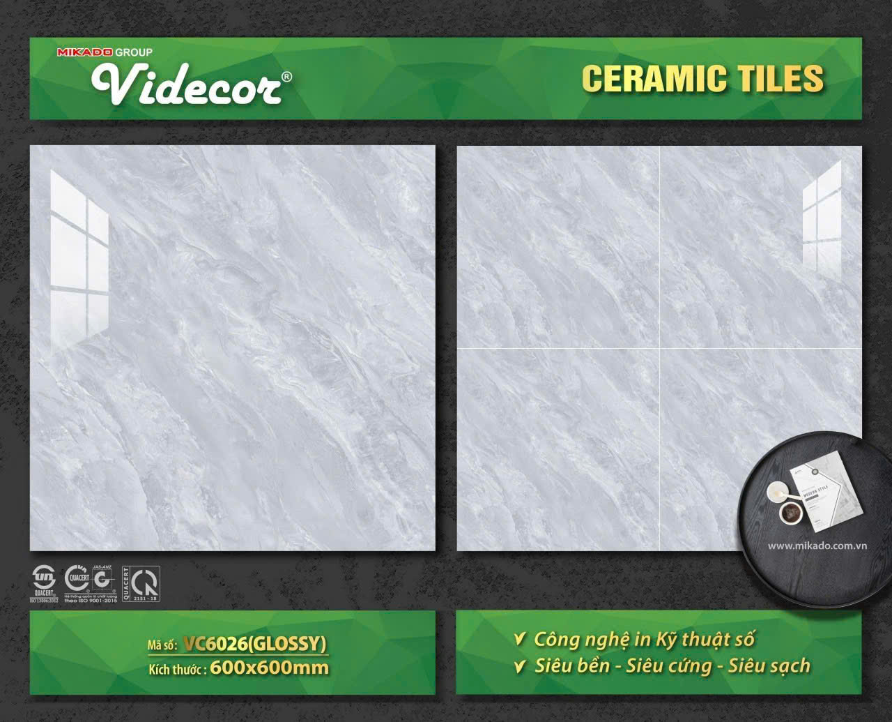 Gạch Lát Nền 60x60cm VDL6026-4795