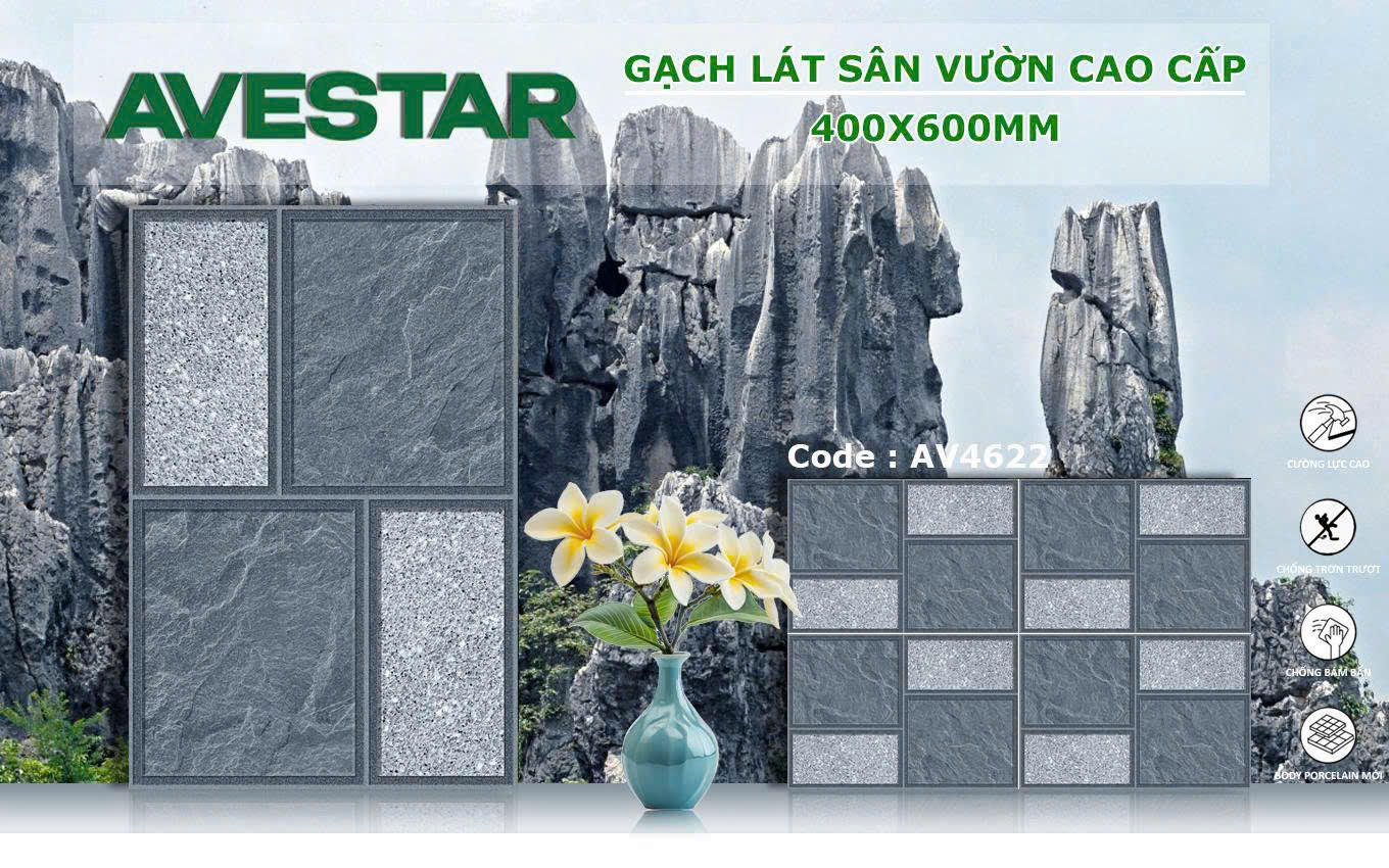 Gạch Lát Sân Vườn 40x60cm -5830