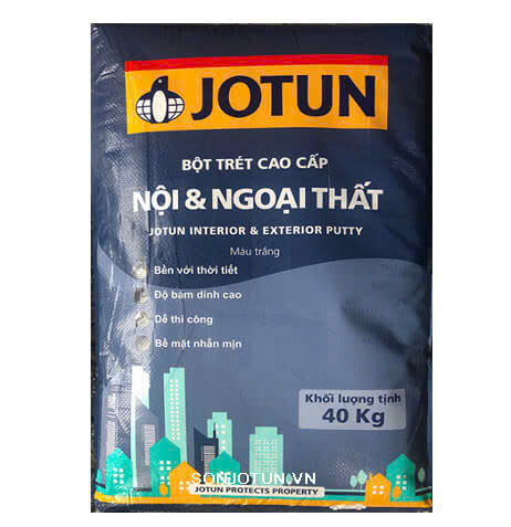 Bột trét tường Jotun nội &amp; ngoại thất 40kg-4341