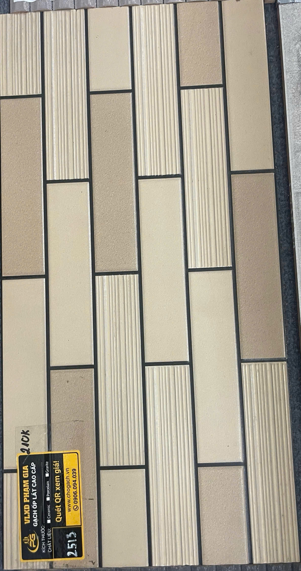 gạch 25x50 trang trí 2513-4343