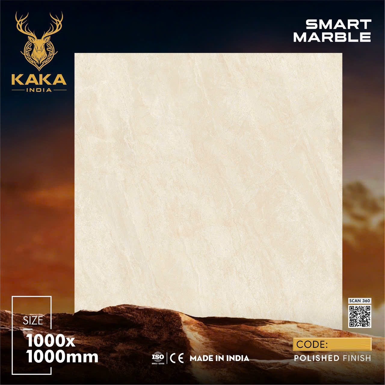 Gạch lát nền 100x100cm ẤN ĐỘ-1583