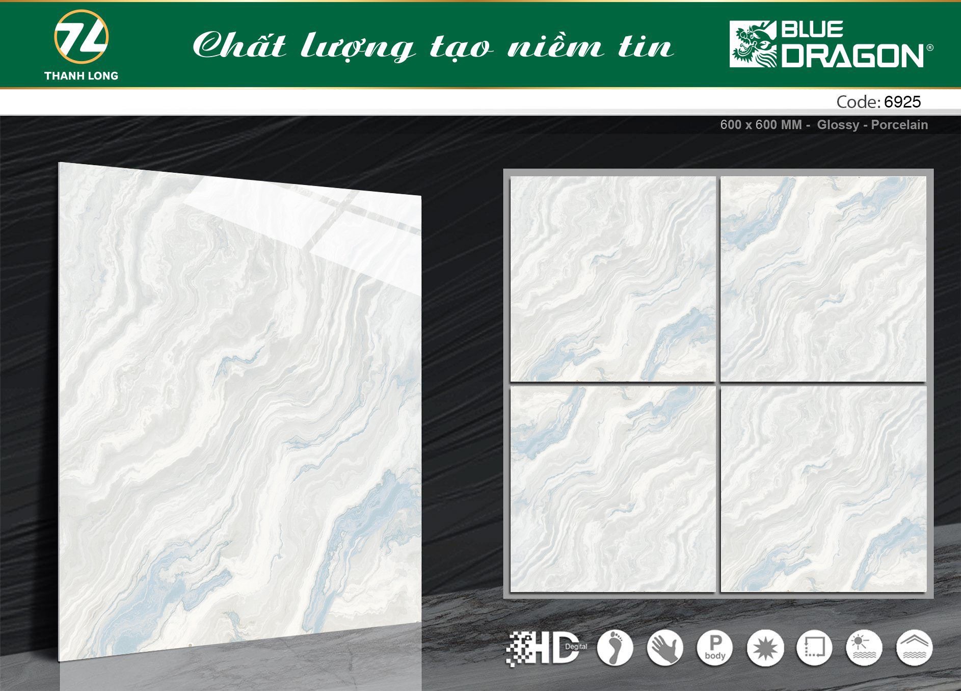 Gạch lát nền 60x60cm TASA-1070