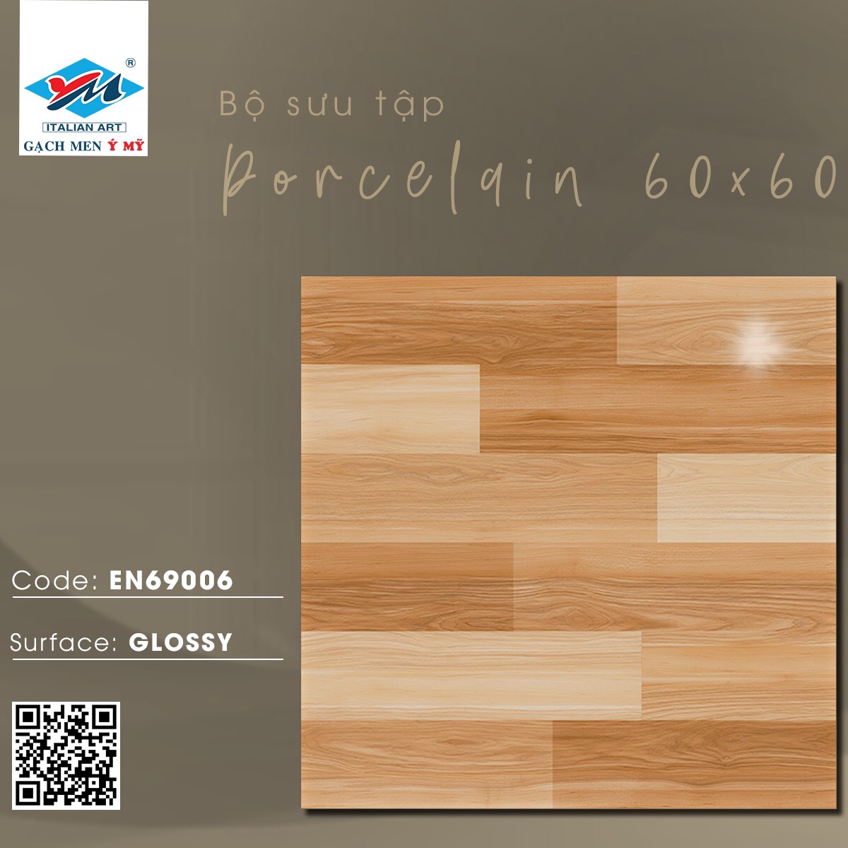 Gạch lát nền 60x60cm Ý MỸ -1723