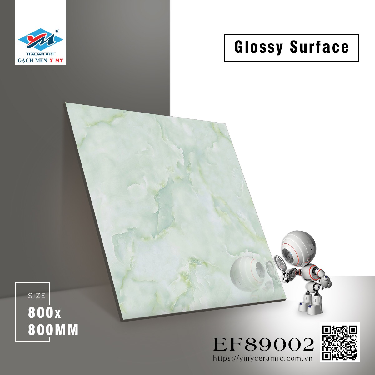 Gạch lát nền 80x80 Ý MỸ-1808