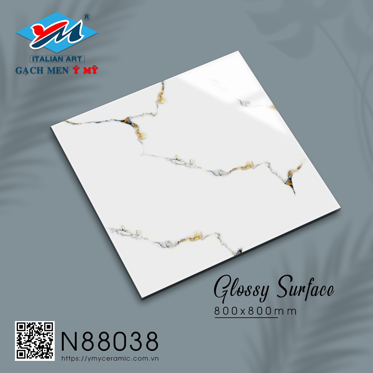 Gạch lát nền 80x80 Ý MỸ-1829