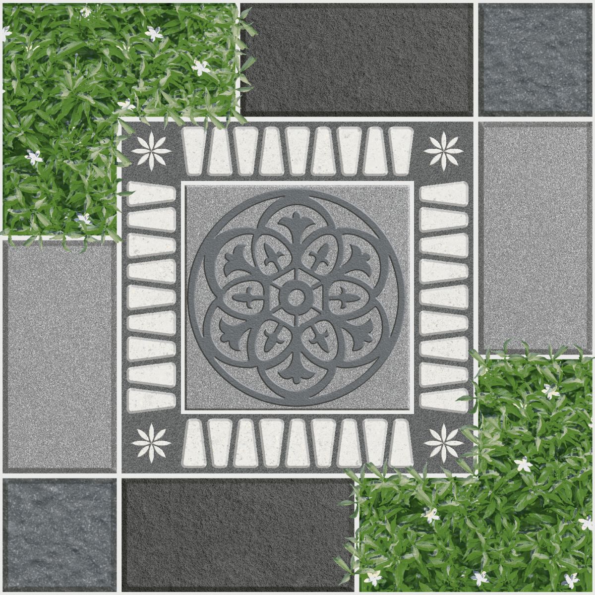 Gạch lát nền sân vườn Vitto 50x50 000-05319-56