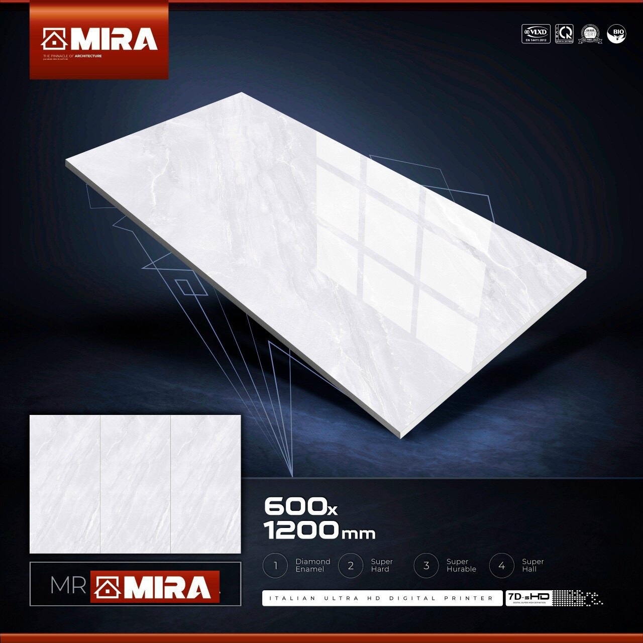 Gạch ốp lát 60x120cm Mira-2071