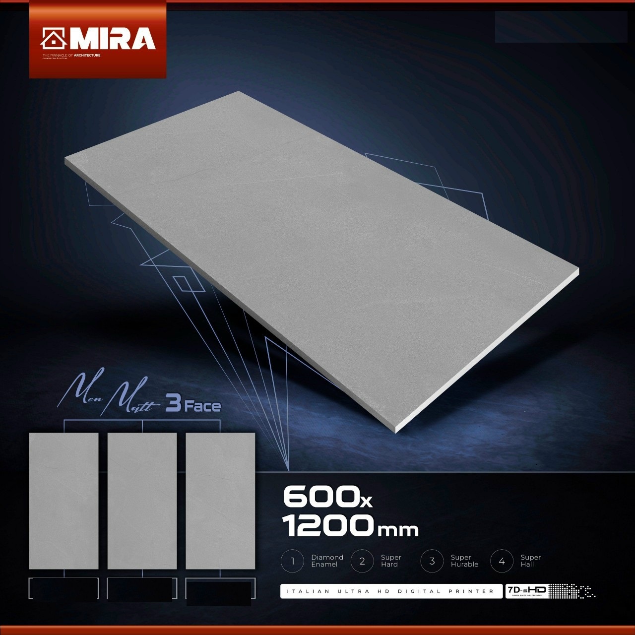 Gạch ốp lát 60x120cm Mira-2067