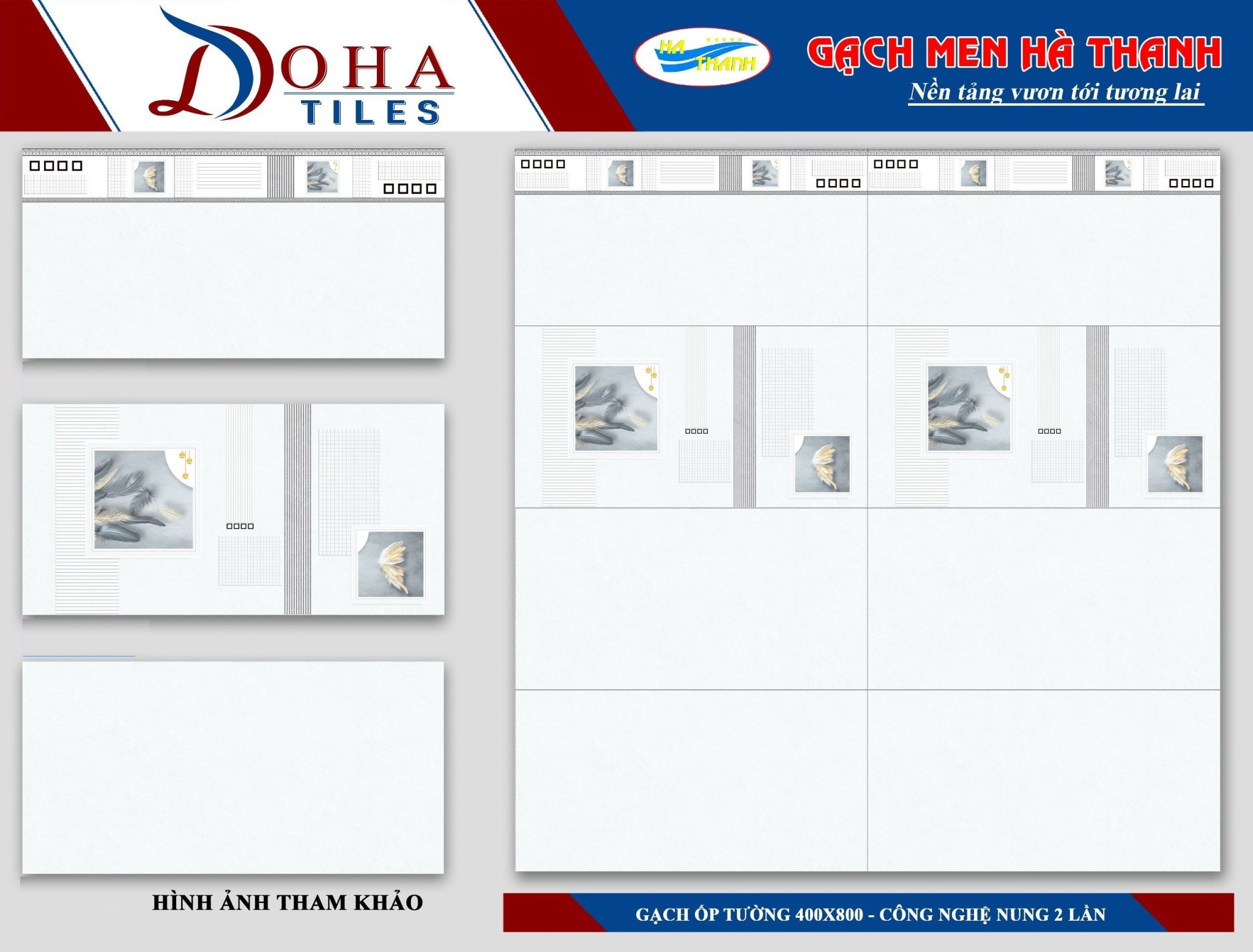 Gạch ốp tường 40x80cm HÀ THANH-1372