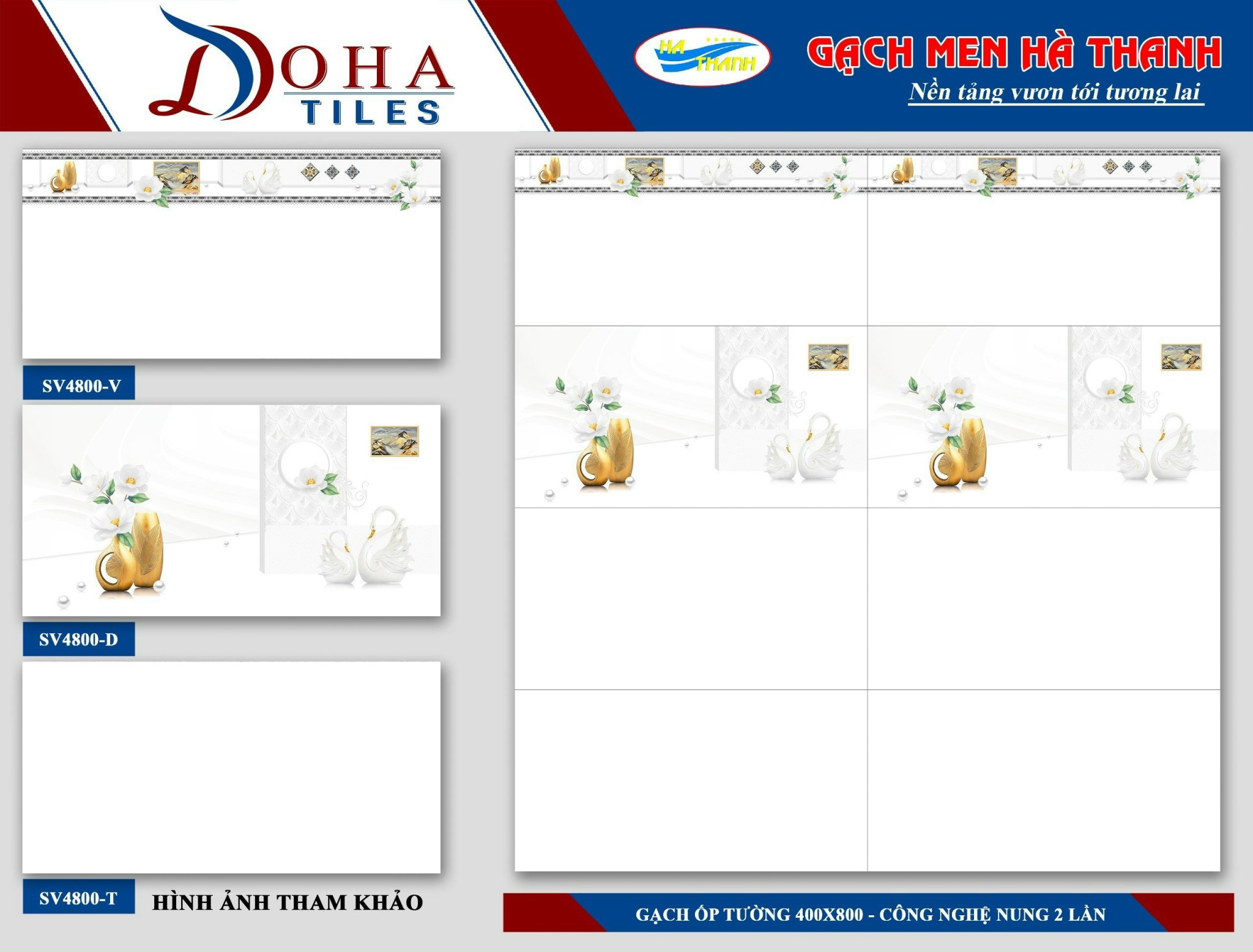 Gạch ốp tường 40x80cm HÀ THANH-1367