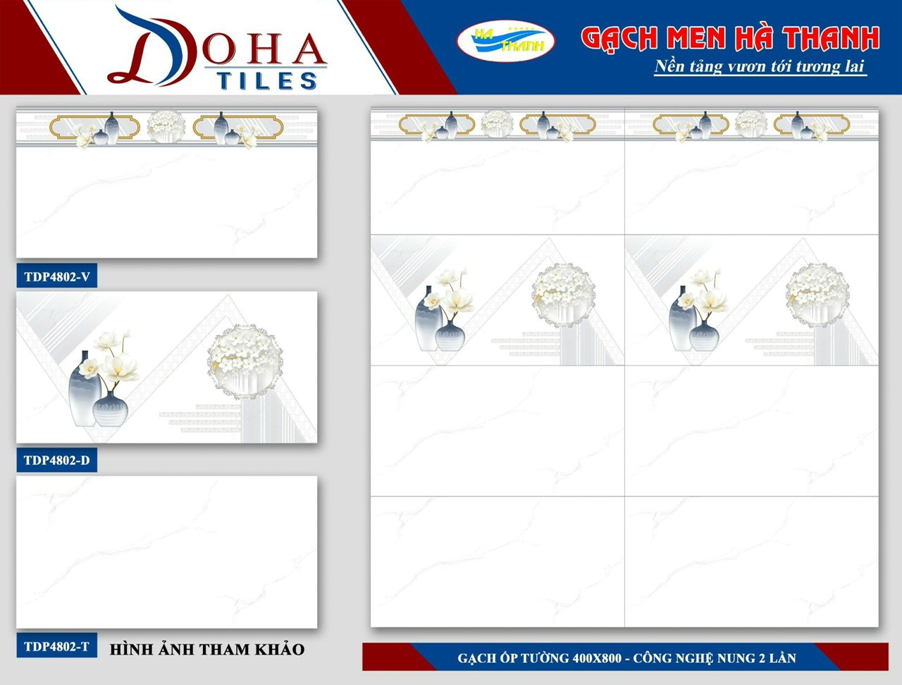 Gạch ốp tường 40x80cm HÀ THANH-1379