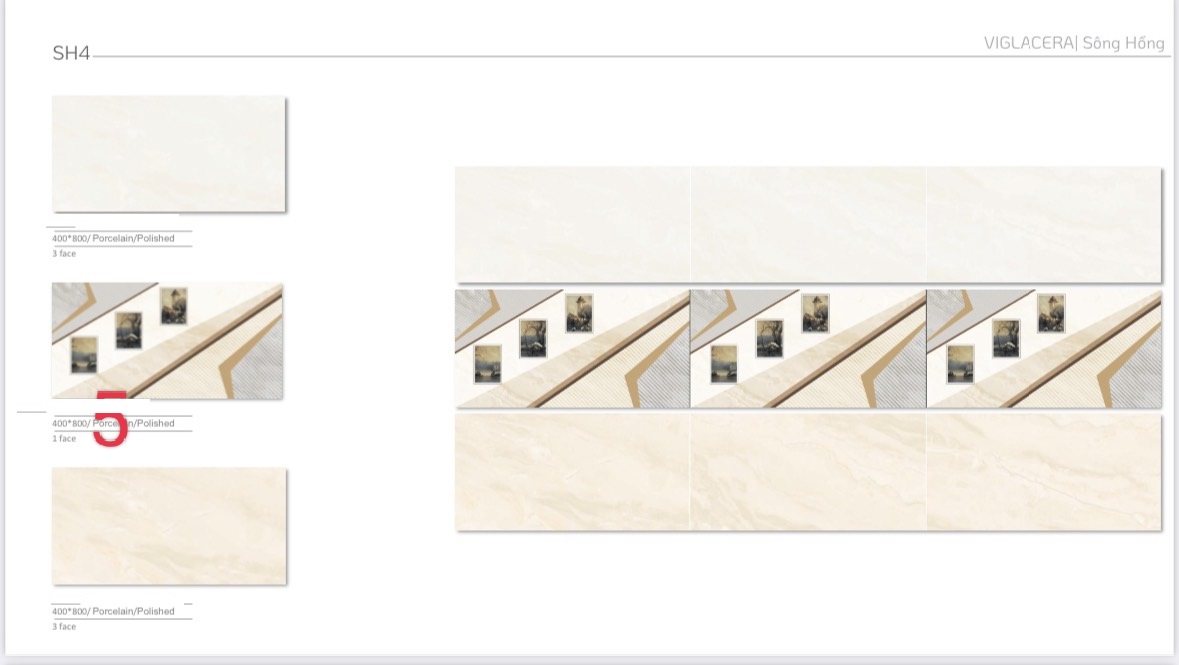Gạch ốp tường 40x80cm Viglacera-2335