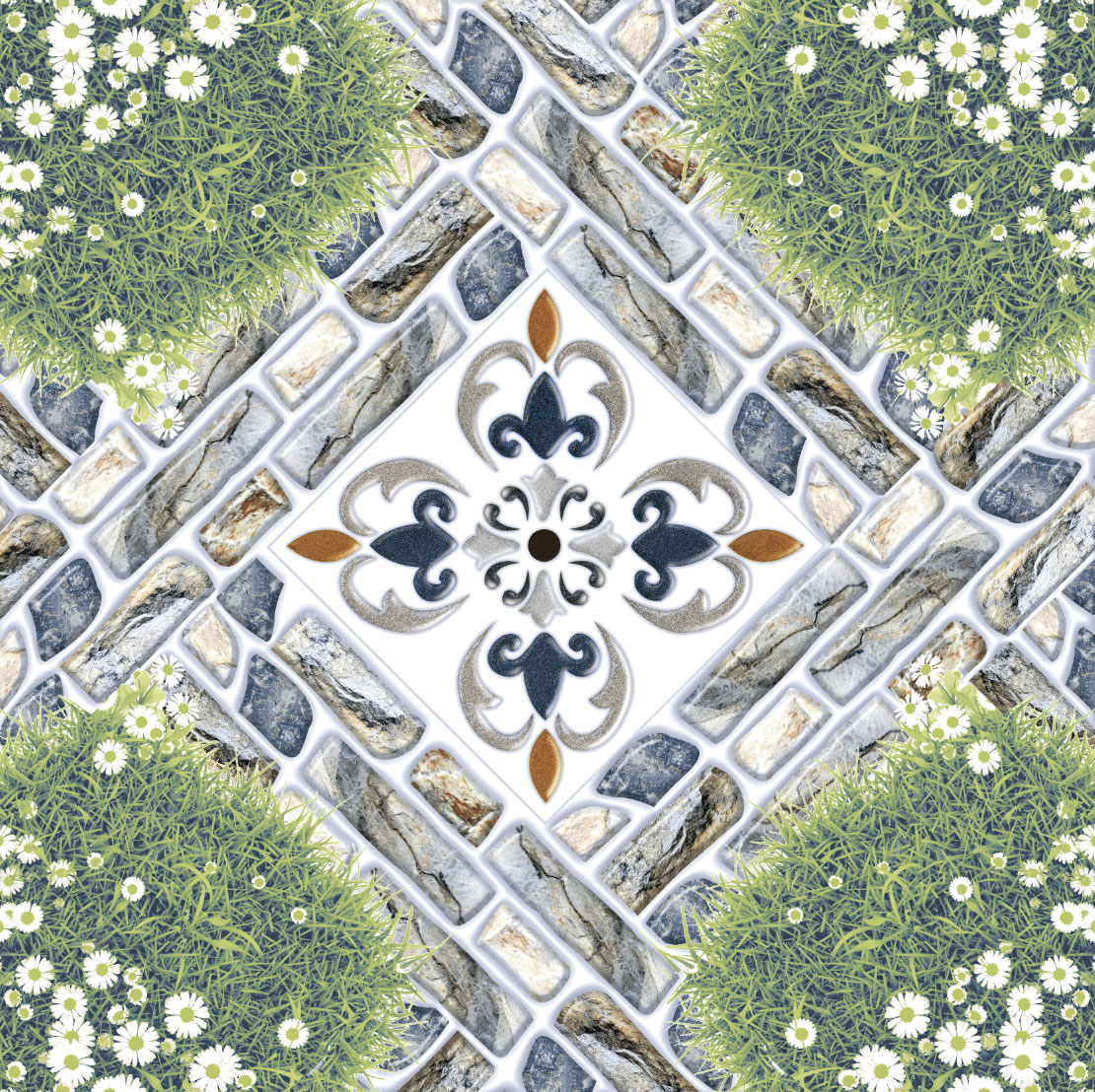 Gạch sân vườn vicera 40x40cm-2711