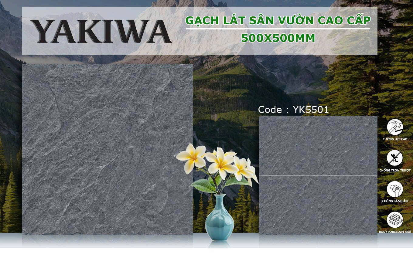 Gạch Lát Sân Vườn 50x50cm -5828