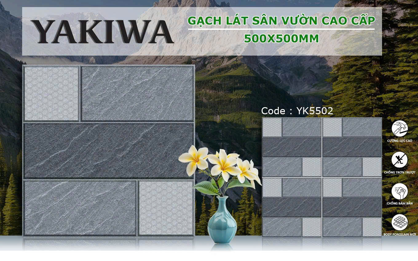 Gạch Lát Sân Vườn 50x50cm -5827