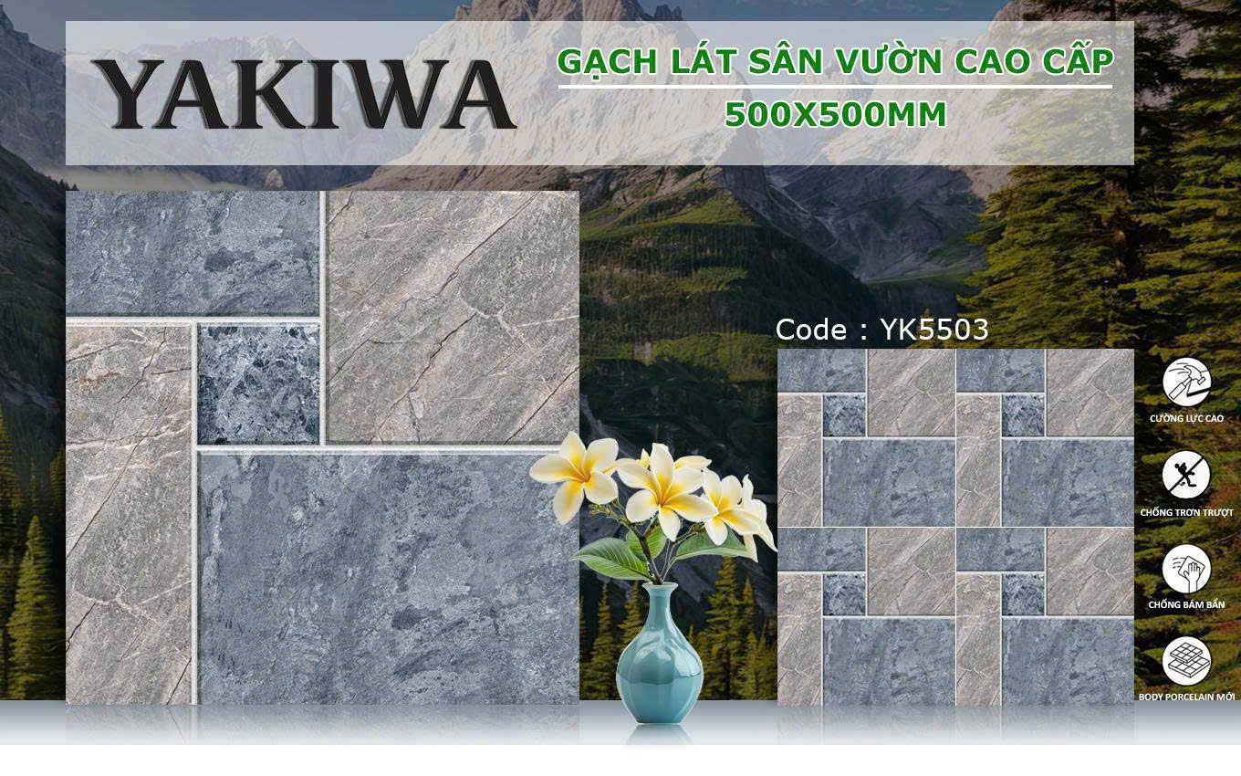 Gạch Lát Sân Vườn 50x50cm -5826