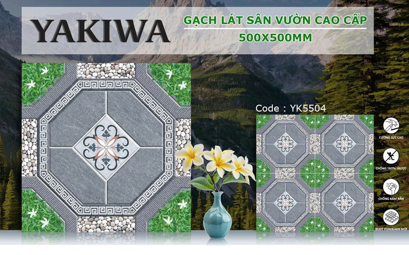 Gạch Lát Sân Vườn 50x50cm -5823