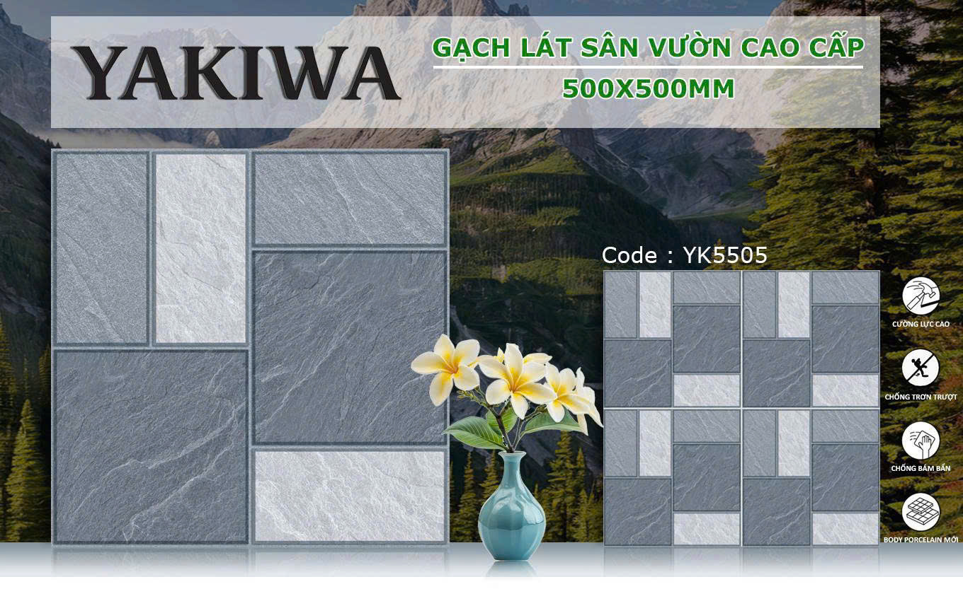 Gạch Lát Sân Vườn 50x50cm -5825