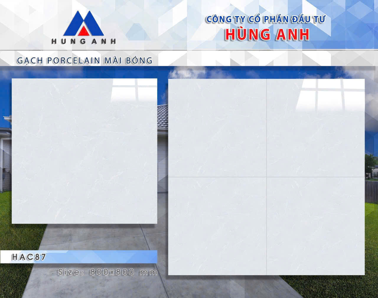 Gạch Lát Nền 80x80cm H A  C87-4513