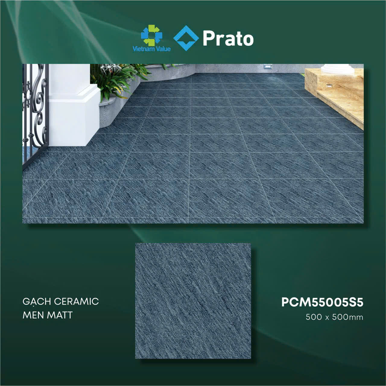 Gạch Sân Vườn 50x50cm MH5505-4663