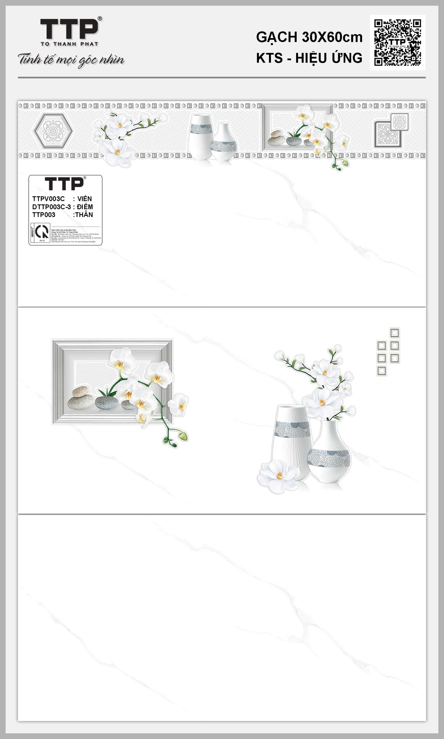 Gạch Ốp Tường 30x60cm (viền)-5723